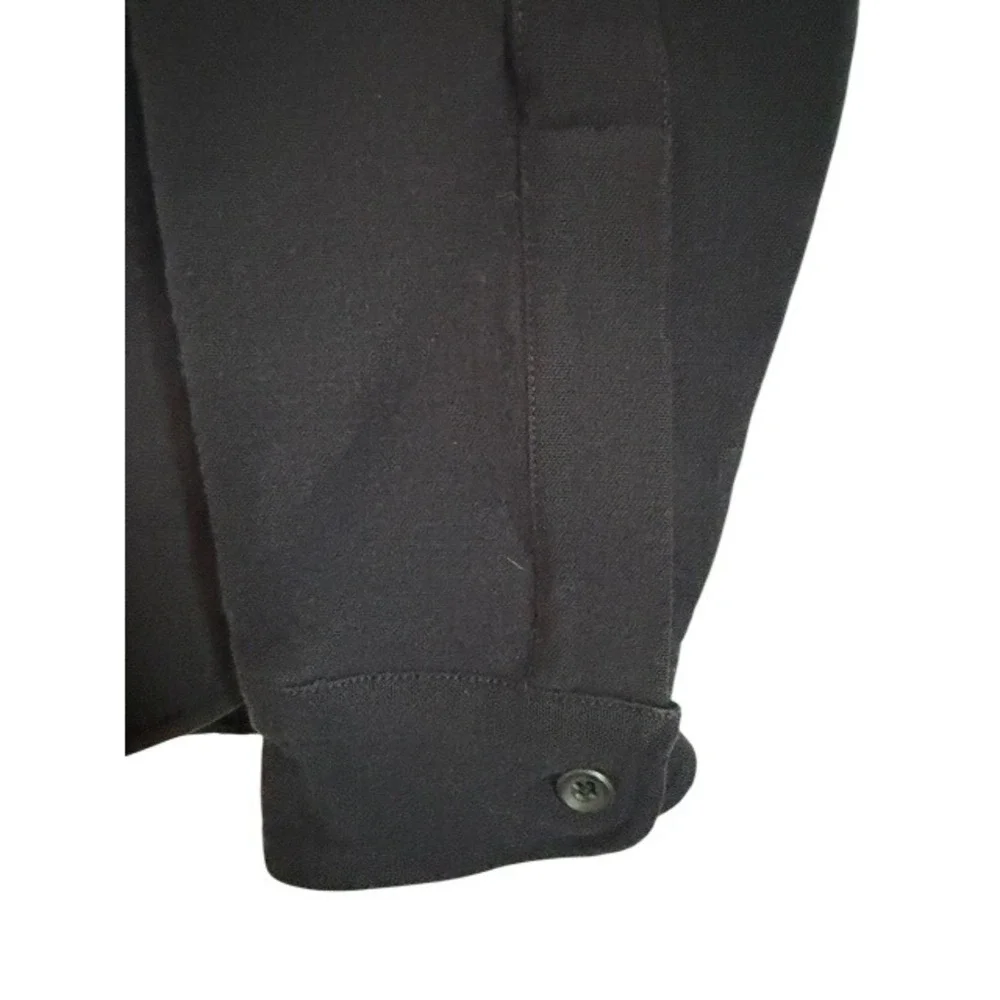 J. Crew The Sporting Life Mens Black Cotton Flap Pocket Button Down Shirt M